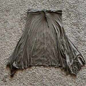 Zara Y2K Olive Green Women's Skirt